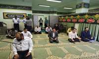 برگزاری مراسم معنوی و پرفیض زیارت عاشورا در نمازخانه شبکه بهداشت و درمان شهرستان شهریار