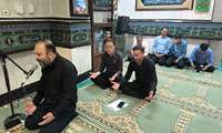 برگزاری مراسم زیارت عاشورا و تکریم شهدای جنگ رمضان در شبکه بهداشت و درمان شهرستان شهریار