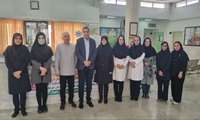 بازدید و تبریک عید توسط سرپرست واحد گسترش شبکه بهداشت و درمان شهرستان شهریار