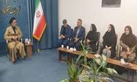 دیدار مدیر شبکه بهداشت و درمان شهریار با حجت‌الاسلام والمسلمین حاج‌آقا حسینی نوری، امام جمعه شهرستان شهریار