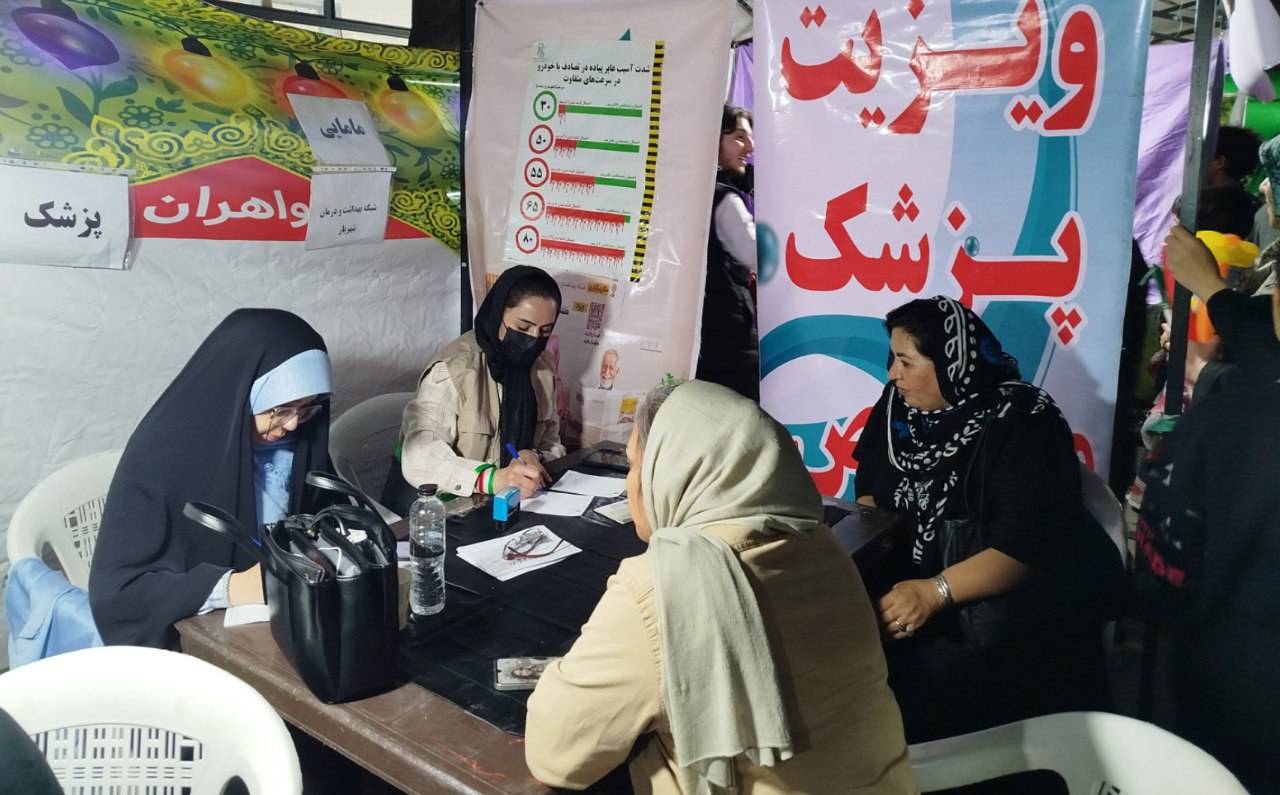 ادامه روند ارائه خدمات موکب سلامت شهریار با همکاری شبکه بهداشت و درمان و حوزه علمیه امام جعفرصادق علیه السلام