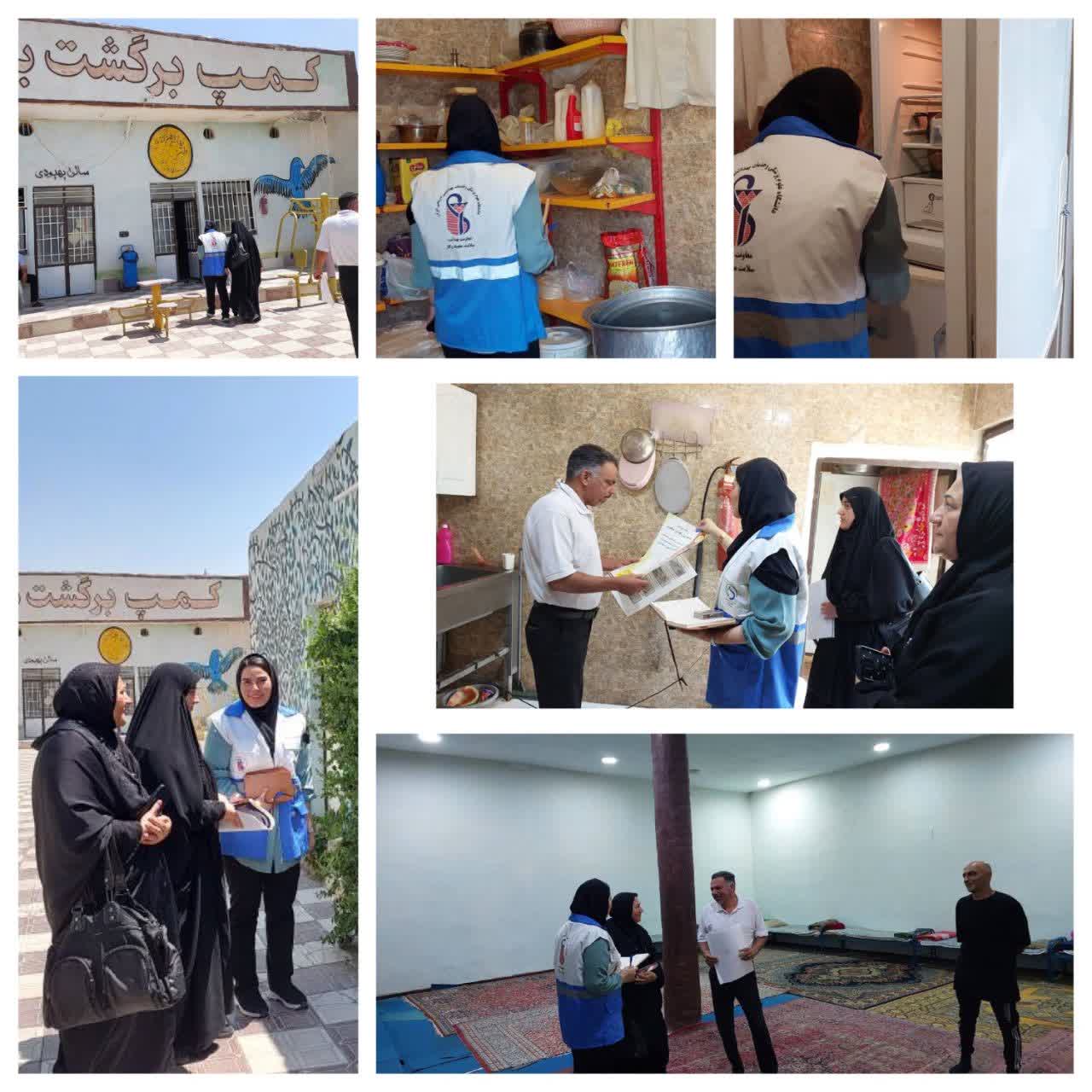 تشدید نظارت‌های بهداشتی در مراکز بازپروری صباشهر؛ ارزیابی جامع کمپ «برگشت به زندگی» در راستای طرح «شهر سالم»