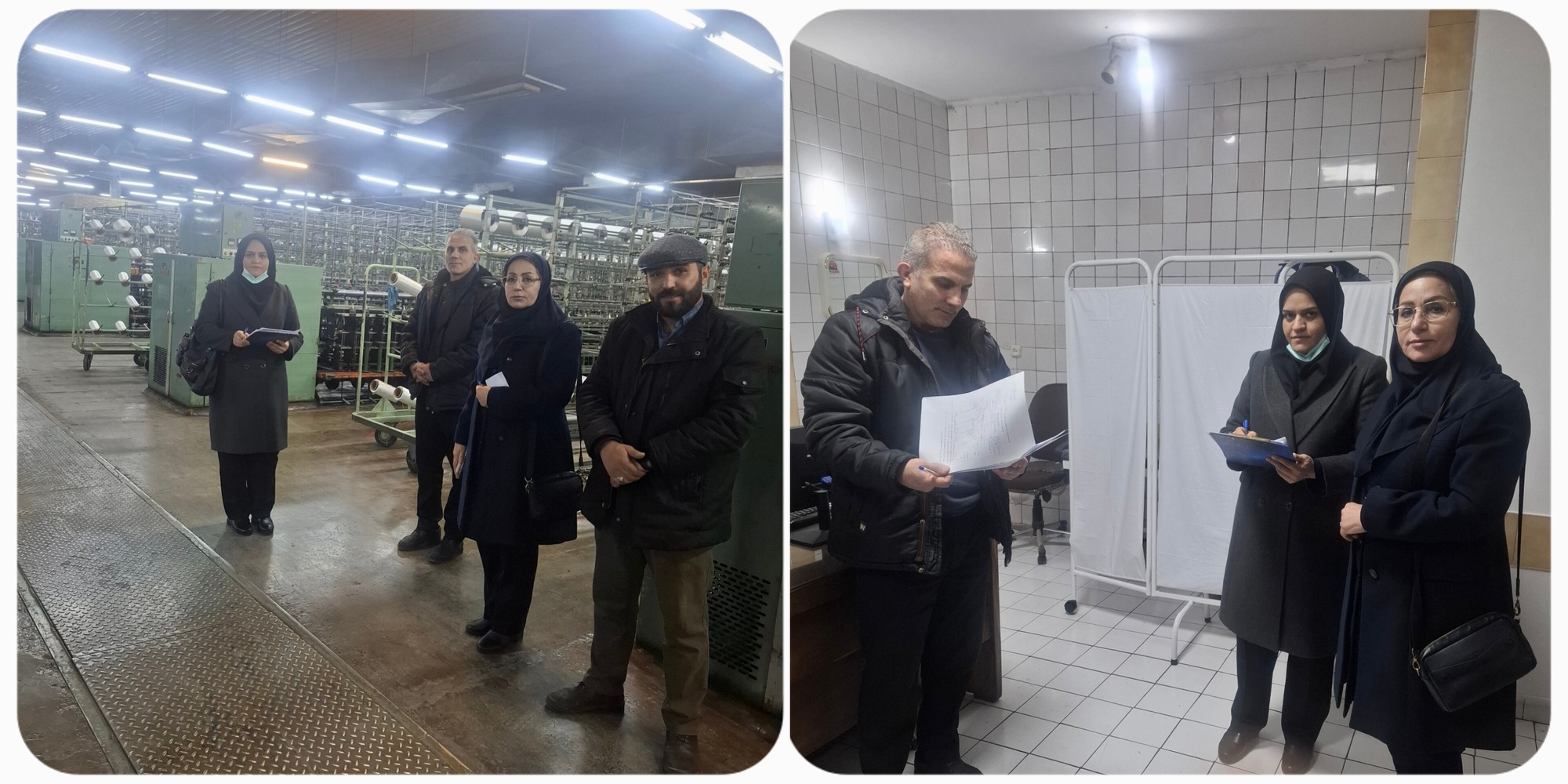 بازدید مشترک شبکه بهداشت و درمان شهریار با رئیس اداره تعاون، کار و رفاه اجتماعی و نماینده اداره تامین اجتماعی شهرستان شهریار