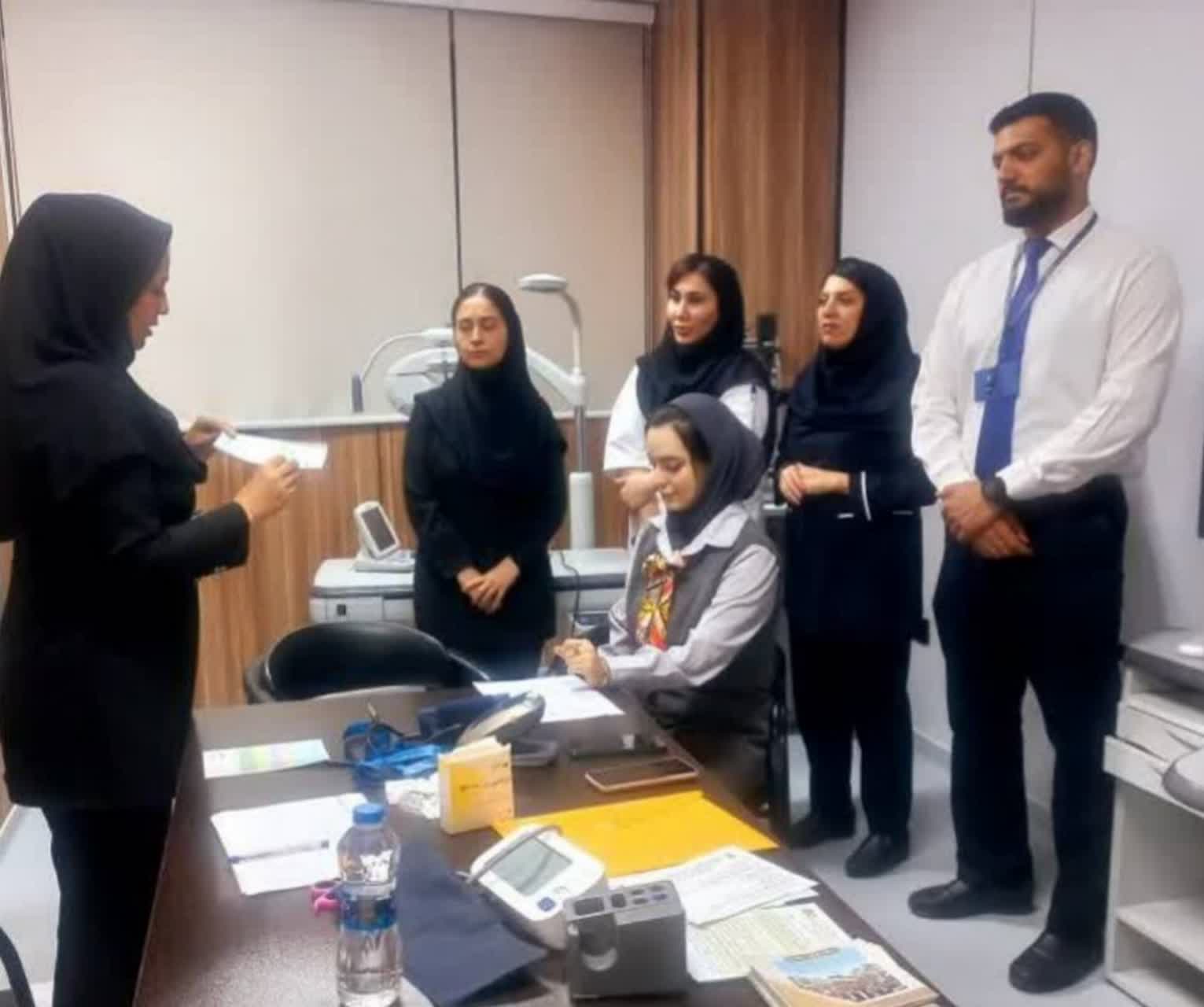 ارائه خدمات جامع سلامت به کارکنان بیمارستان نور توسط شبکه بهداشت و درمان شهریار