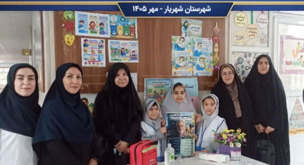 برگزاری جشن پیوند نسل‌ها در مدرسه صابران ۲ شهریار،به مناسبت هفته سالمند