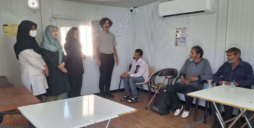 تداوم خدمات مرکز کاهش آسیب نصیرآباد تحت مدیریت واحد سلامت روان شبکه بهداشت و درمان شهریار 